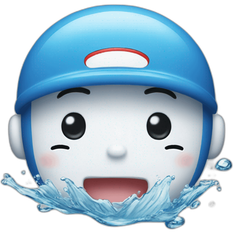 Doraemon the water emoji