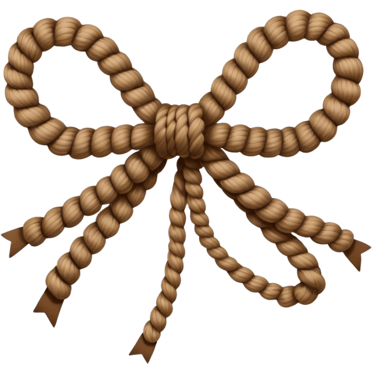 bow made of rope emoji