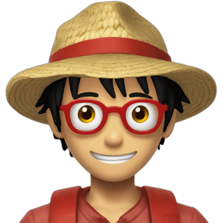 Luffy playing roblox emoji