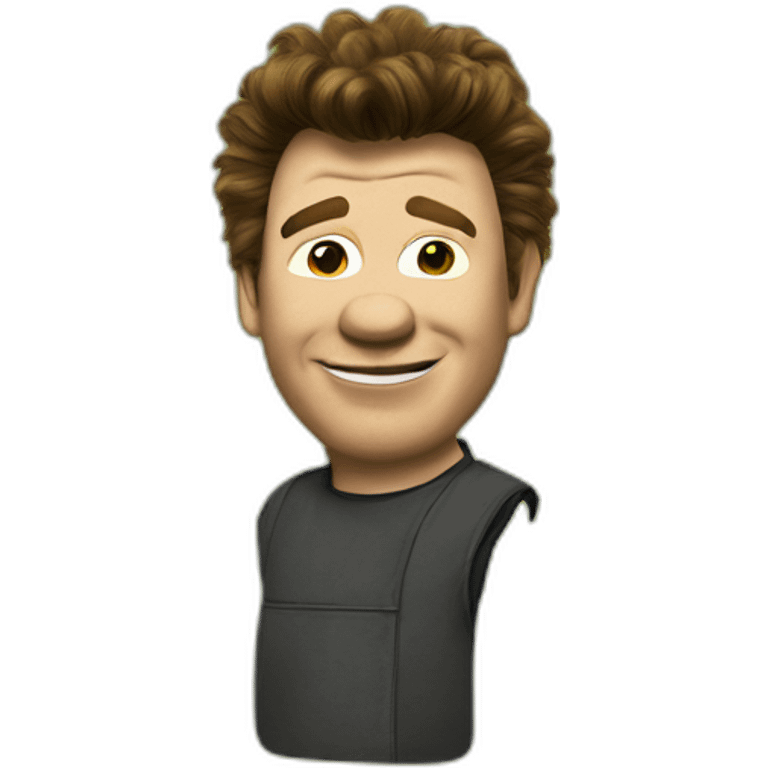 Shrek as Rick astley emoji