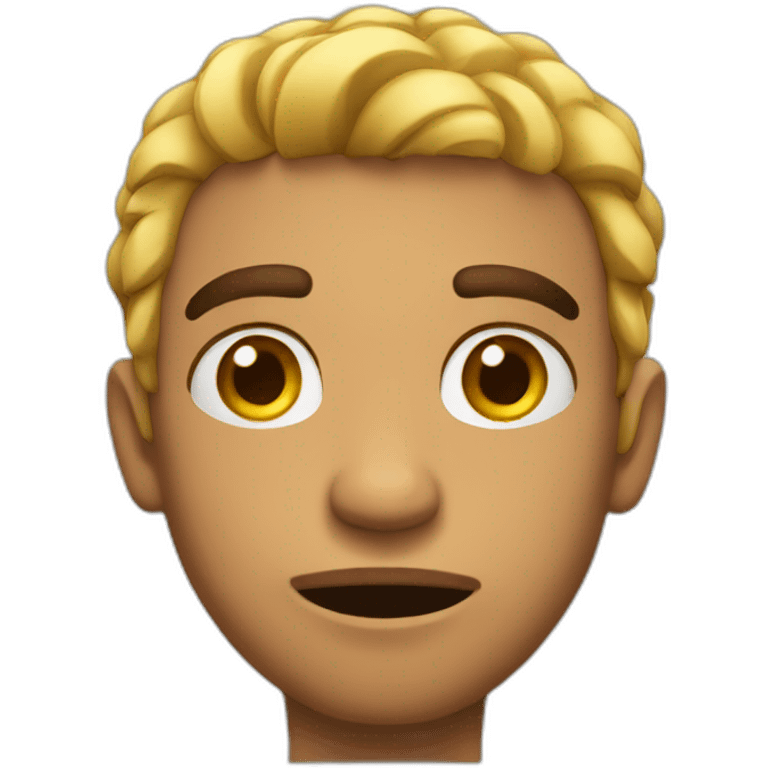 Brazilian Guy nervous emoji