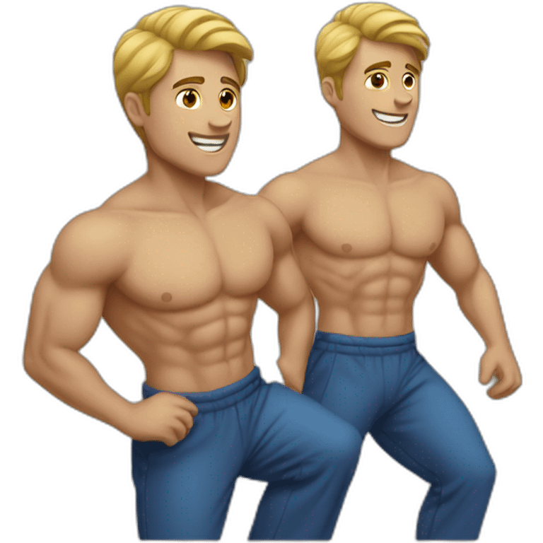 male fit body emoji