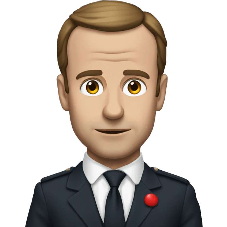 Macron en pleure  emoji