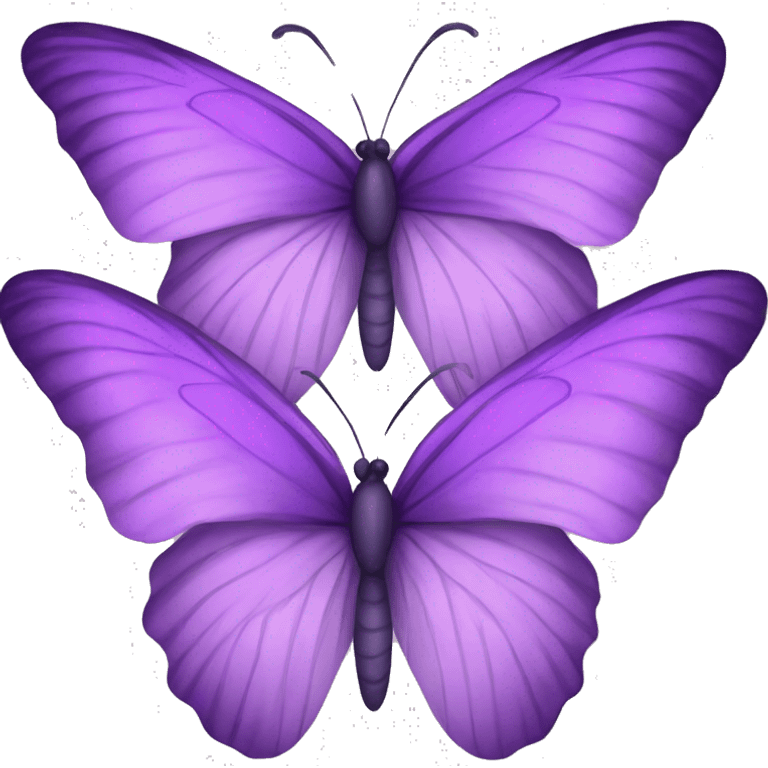 Purple butterfly emoji