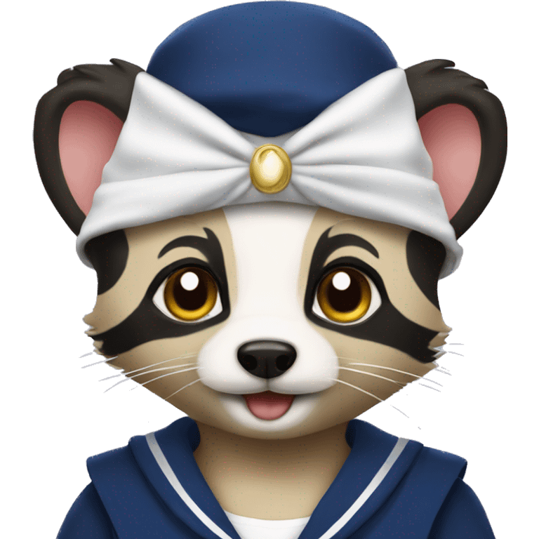 badger as sailor moon emoji