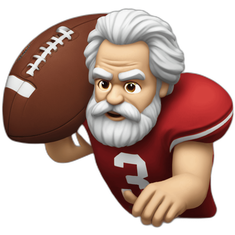 karl marx play football emoji