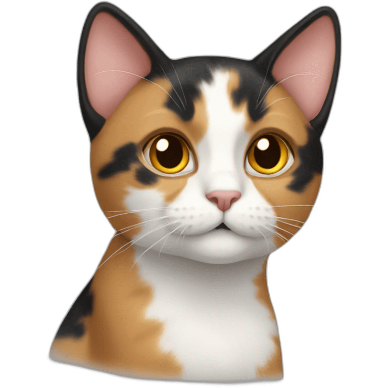 cat calico  emoji