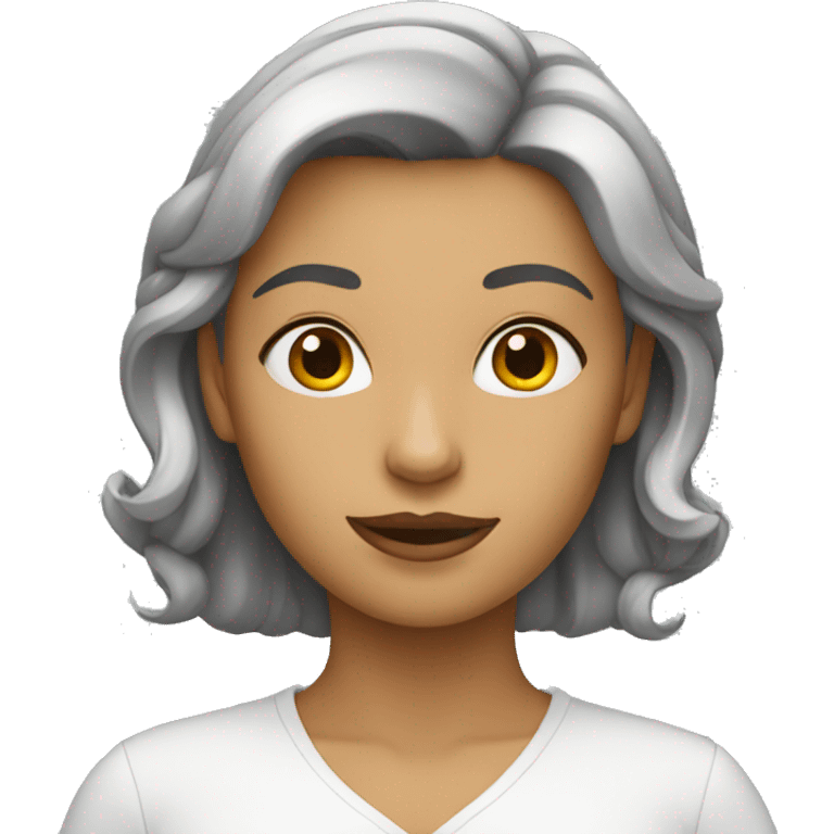 Femme qui parlz emoji