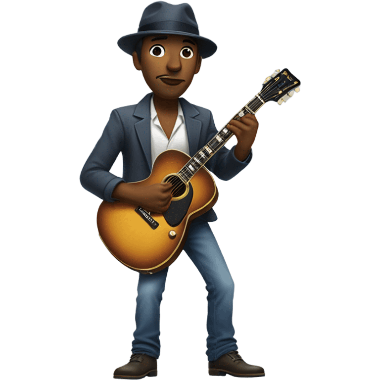 Blues Guitar Player emoji