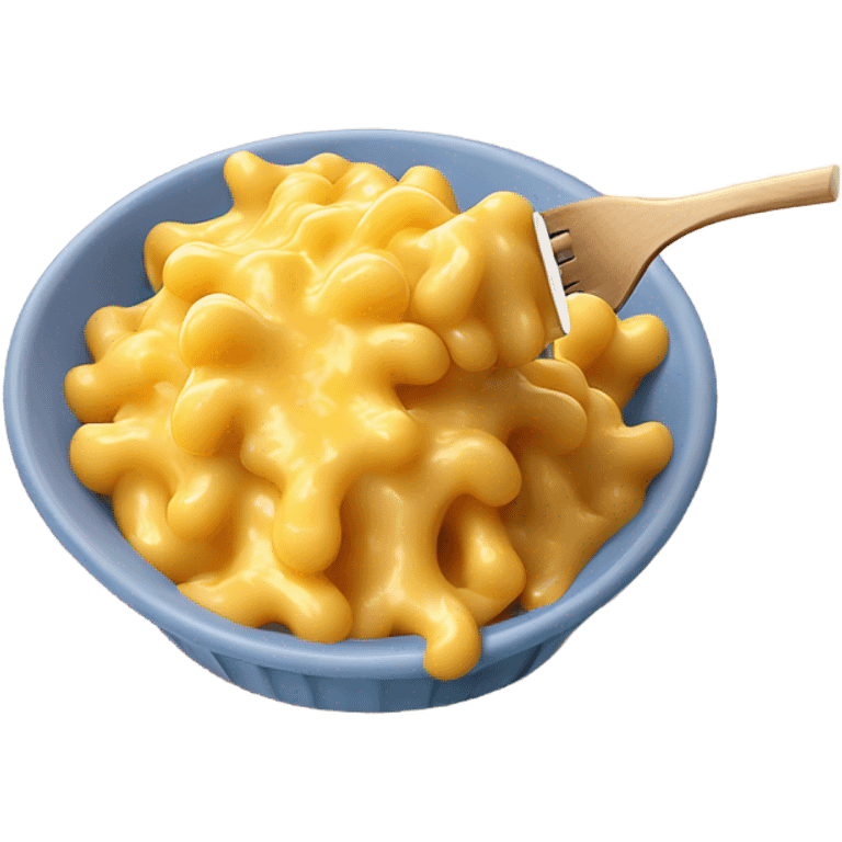 extra cheesy mac n cheese with a lot of cheese emoji