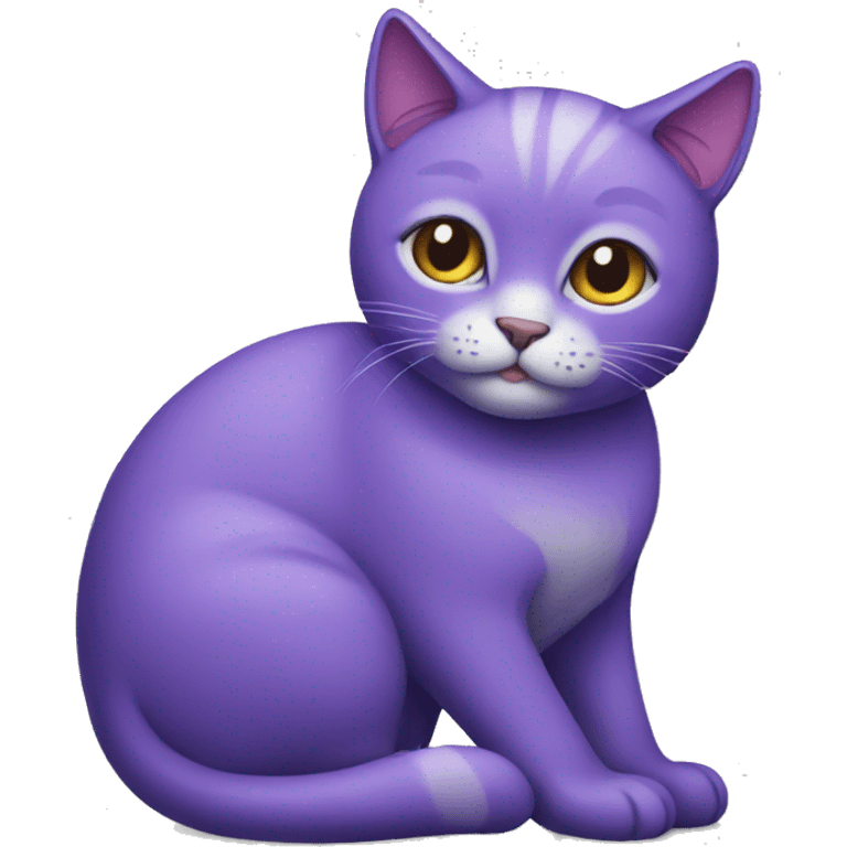 purple cat emoji