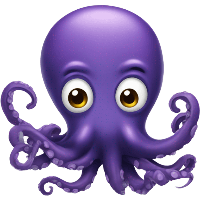 Surprised octopus emoji