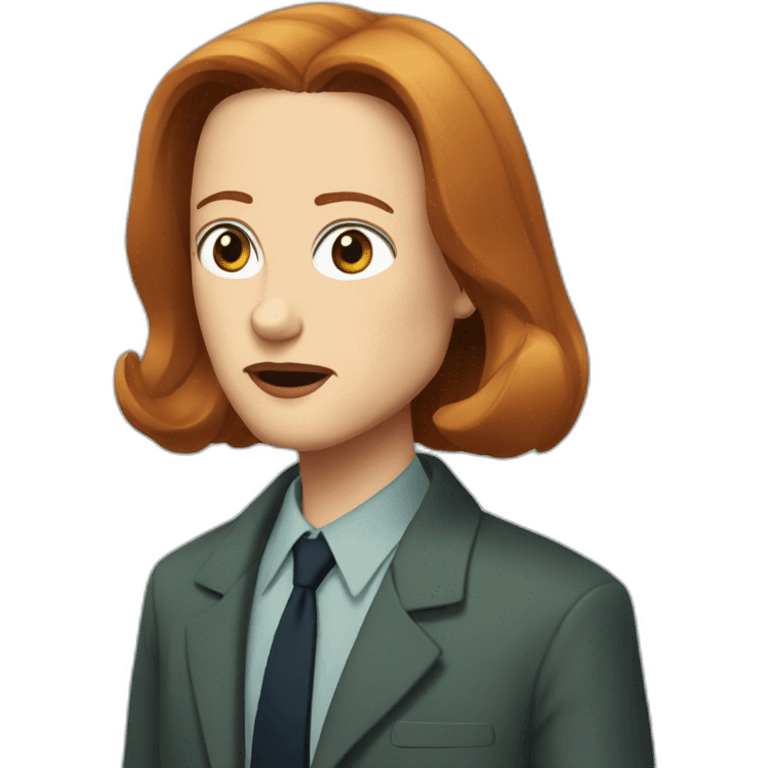 scully the X files emoji