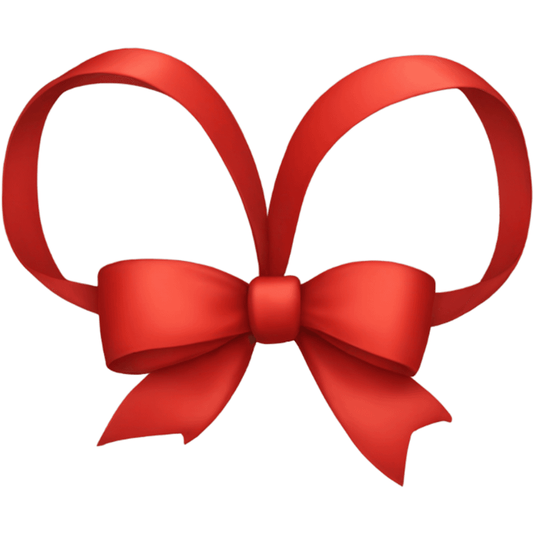 Red bow emoji