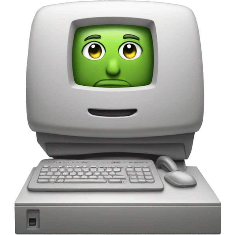 very big computer emoji