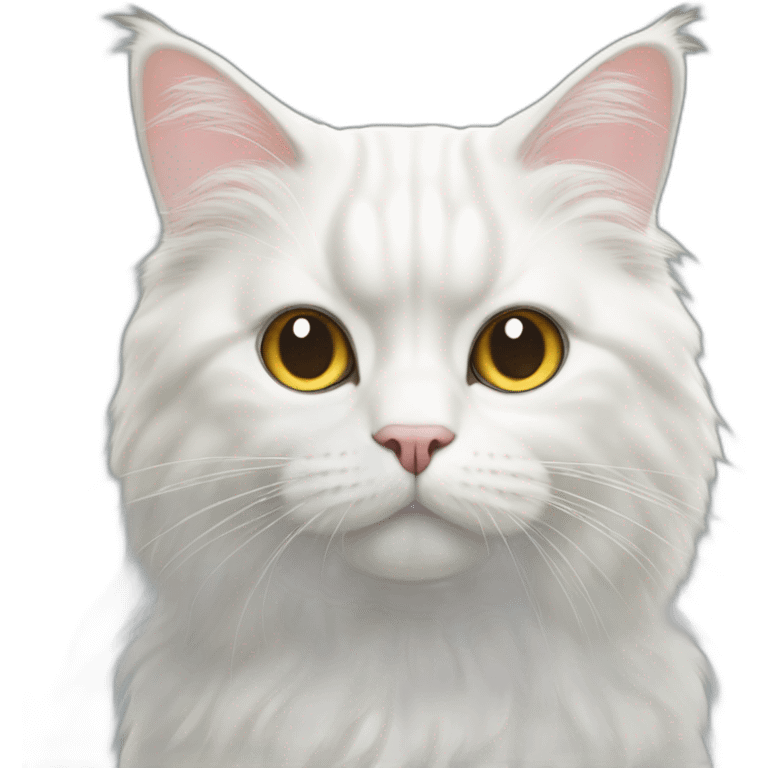 persian white cat emoji