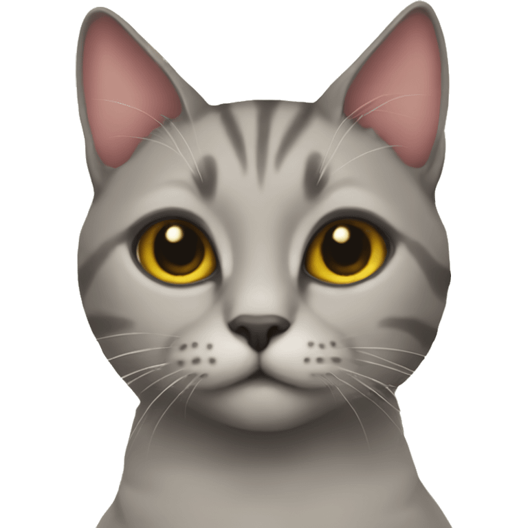 Cat with a Christian gay emoji