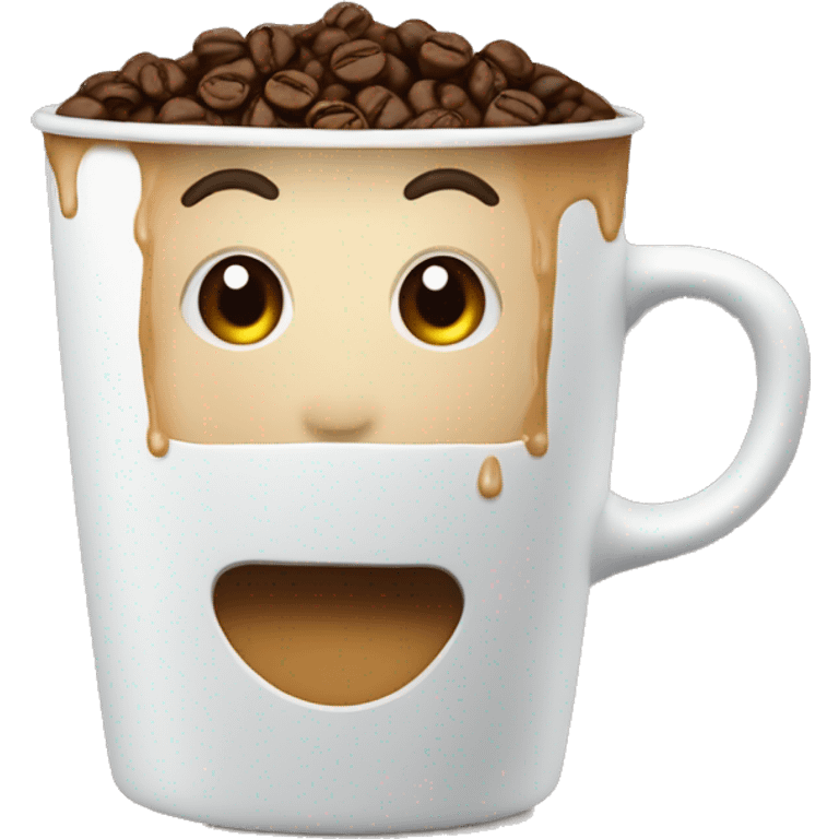 get a large icde coffee emoji