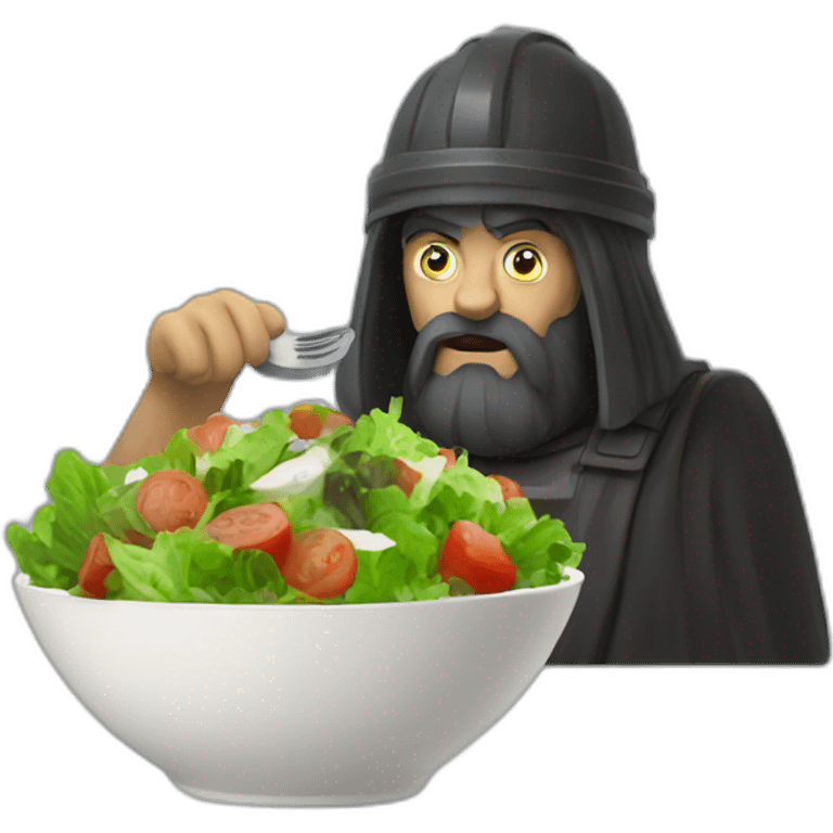 hammurabi eating a salad emoji