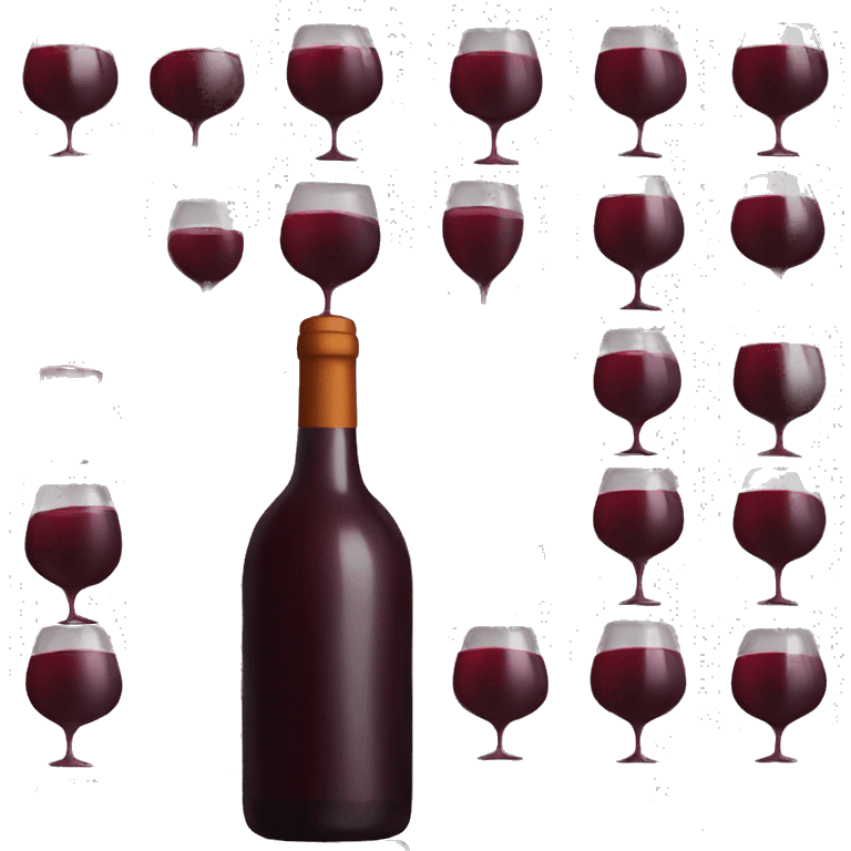 Red wine emojis emoji