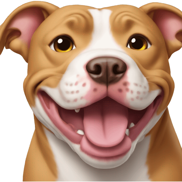 Happy pitbull emoji