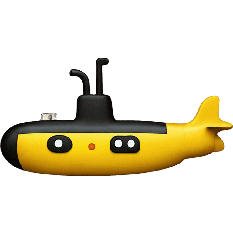 A yellow submarine  emoji