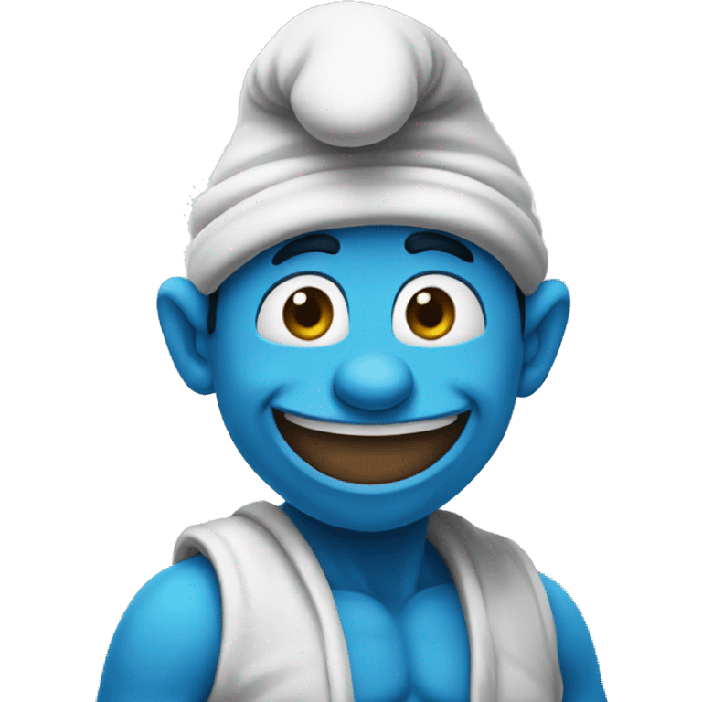 Smurf emoji