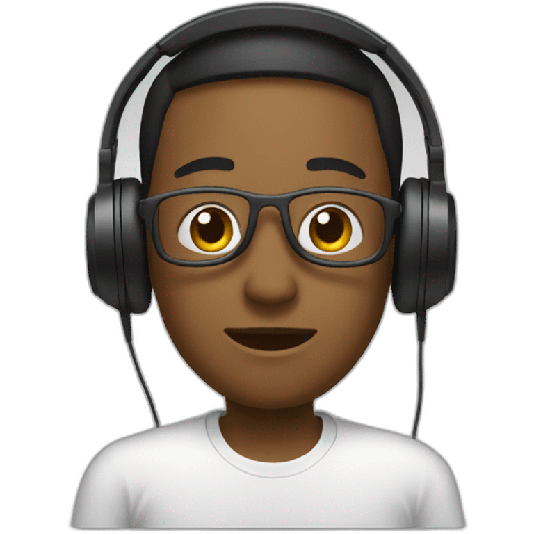 goiat with headphone emoji