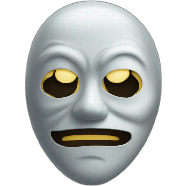 Mask of screem emoji