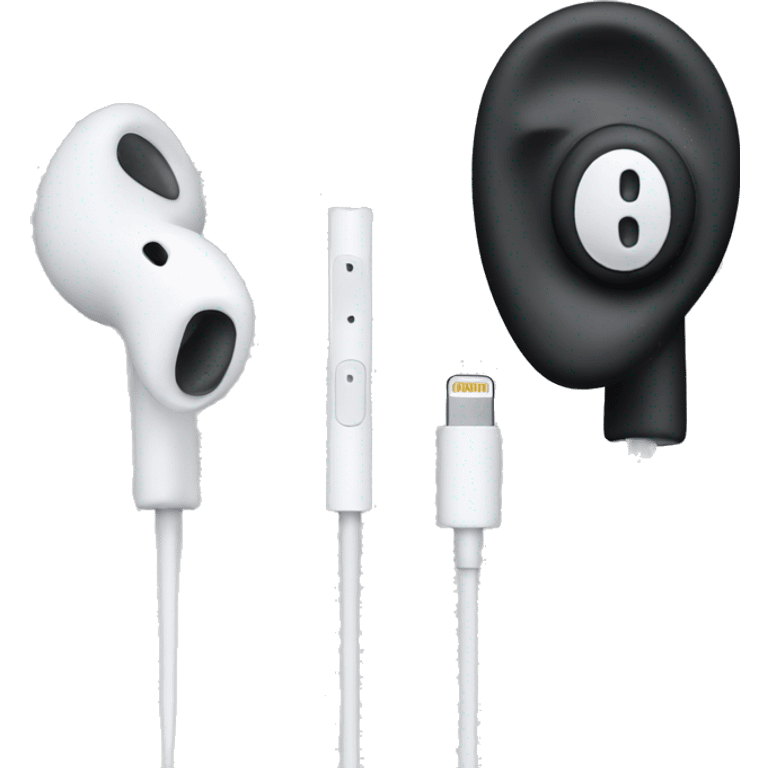 apple wired earpods emoji