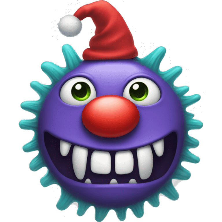 Funky monster for Christmas miracles  emoji