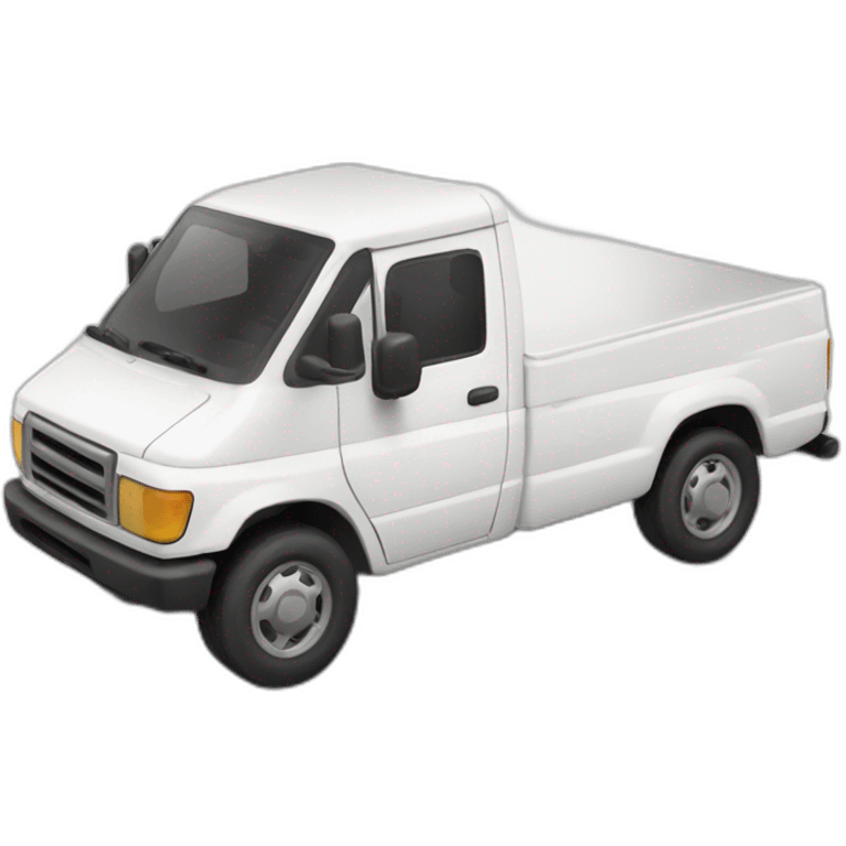 une camionette blanche emoji