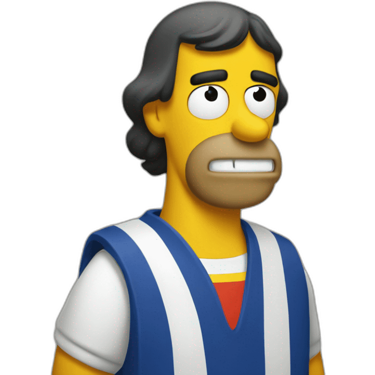 homero en el barcelona emoji