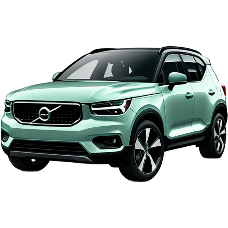 Sagegreen Volvo XC40 emoji