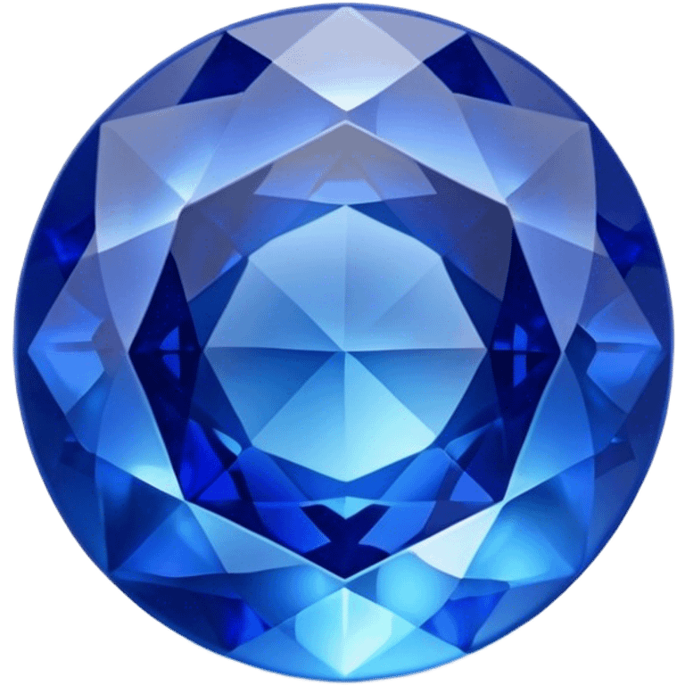 Cinematic Realistic Sapphire Emoji, Deep blue and stunning, with smooth, polished facets that gleam with a vibrant intensity. The deep blue hue reflects light in mesmerizing patterns, and a soft, glowing aura adds to the precious, regal nature of the gemstone. Soft glowing outline, capturing the essence of wisdom and royalty in a dazzling sapphire. emoji