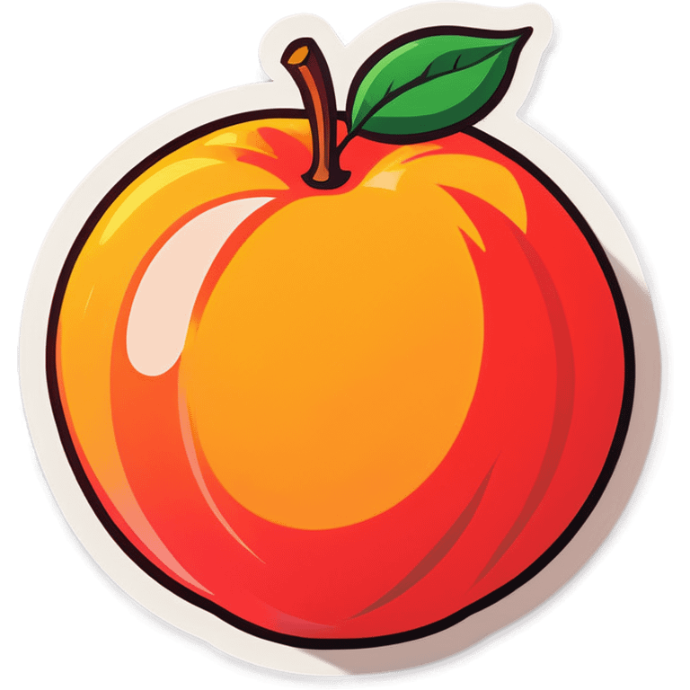 Big peach emoji