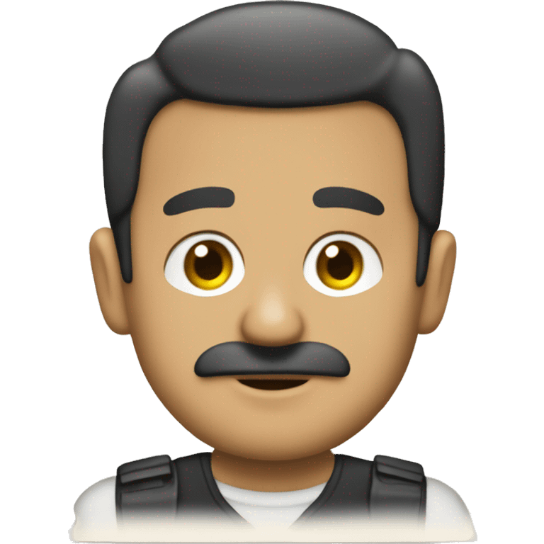 Pabo escobar anotando en libreta emoji