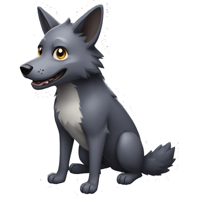 Poochyena full body emoji