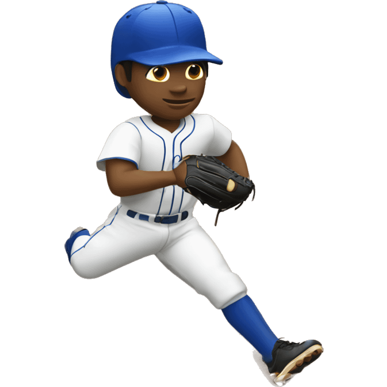 player sliding in baseball emoji