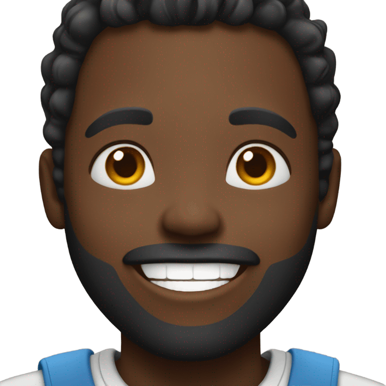 A happy Black man. emoji