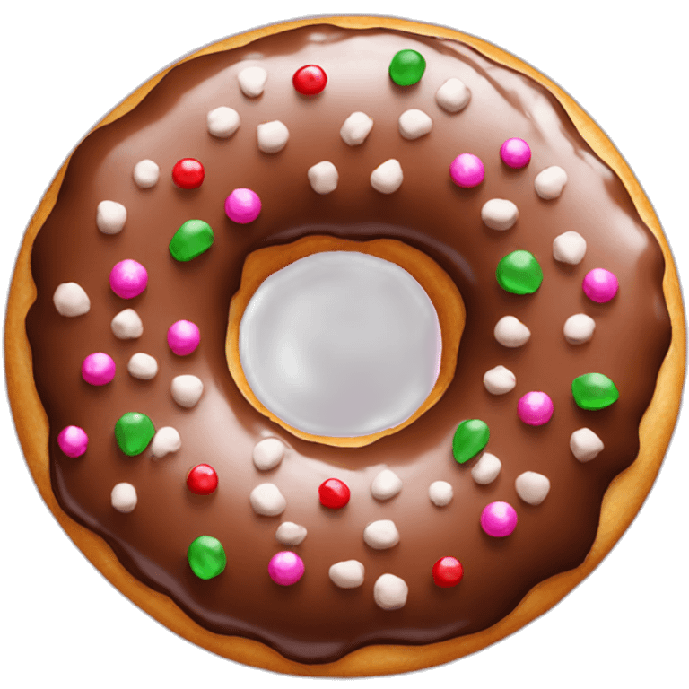 christmas donut emoji