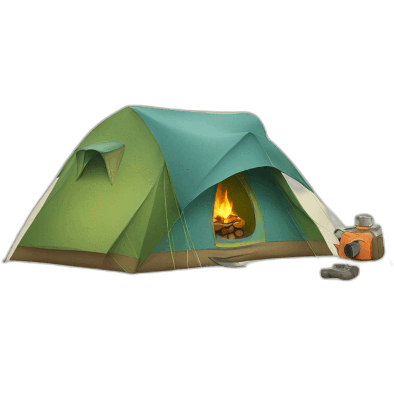 camping emoji