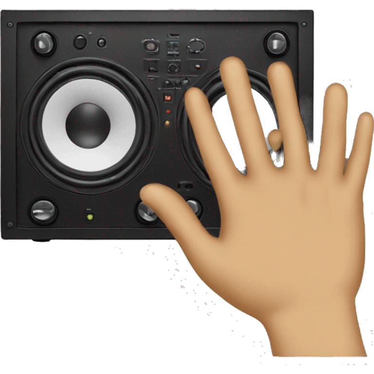 Hi fi hands emoji