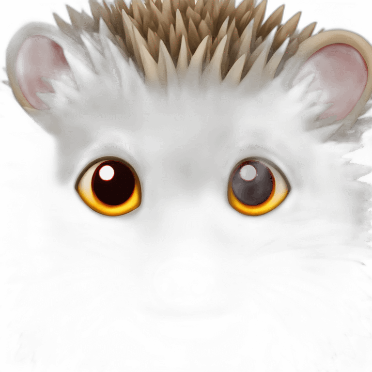 Hedgehogs with red crosses in their eyes emoji