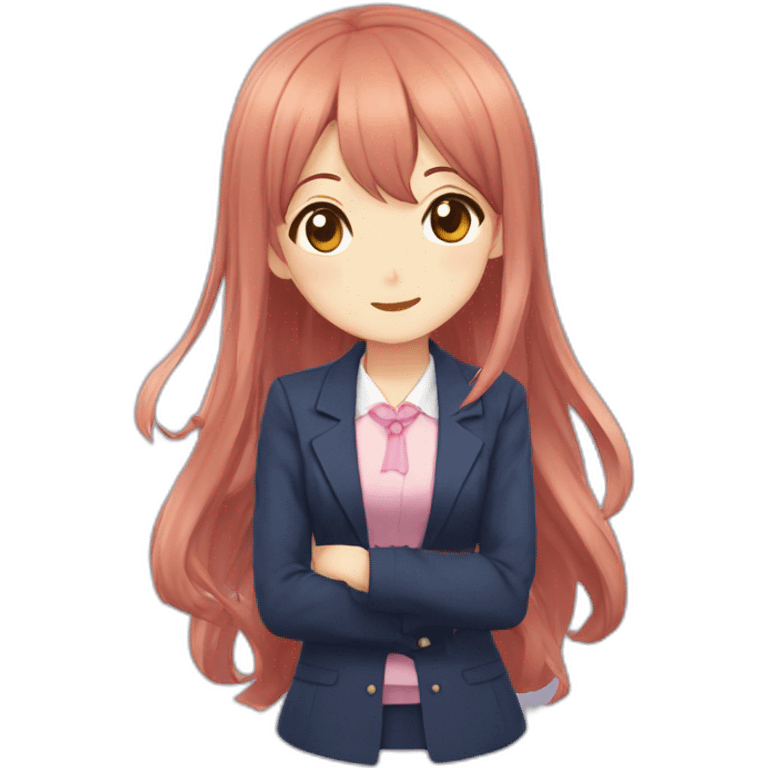 Monika doki doki literature club emoji