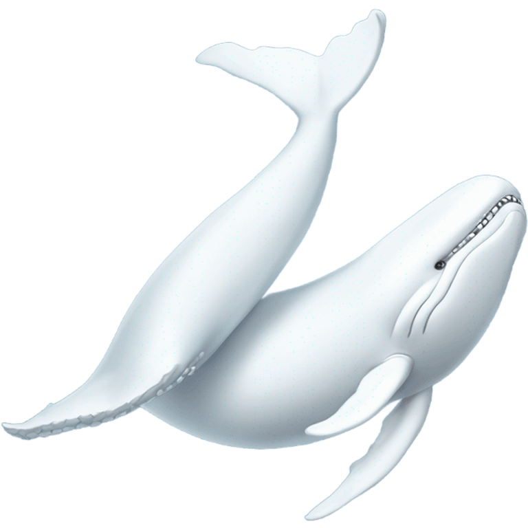 white whale , underside emoji