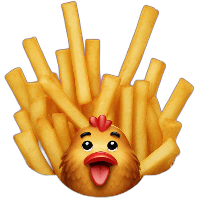 Chicken fries emoji