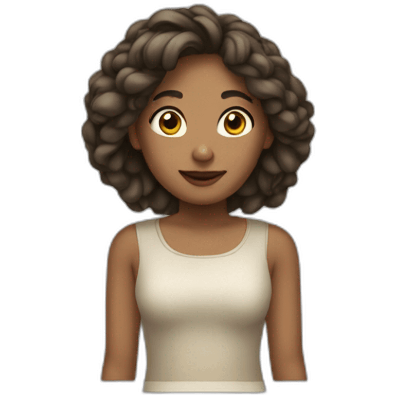 Femme à poil emoji