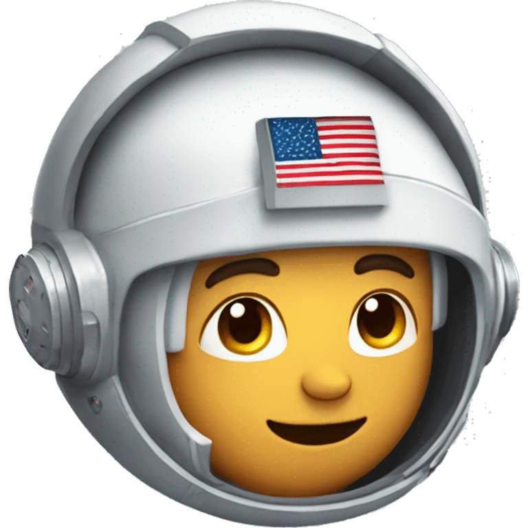 Astronaut guy with wacy hair emoji