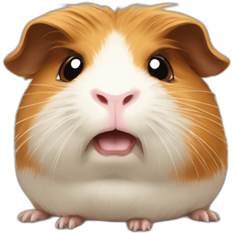 Guinea pig angry emoji